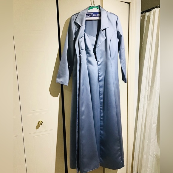 Long 2-Piece Graduation/Evening Set - Picture 1 of 8